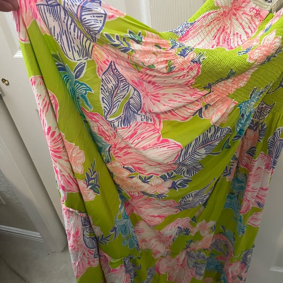 EUC - Lilly Pulitzer Rivera Midi Dress - Color: Matcha Green Boho Babe - Picture 3 of 5